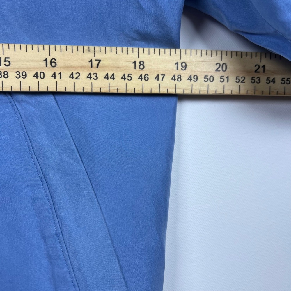 Vintage Bobby Chan Silk Windbreaker Men Pullover Samoset Golf Jacket Blue Small - Picture 13 of 13